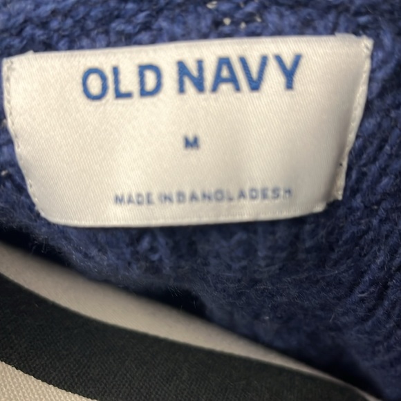 Old Navy chunky blue sweater size M - Picture 6 of 6